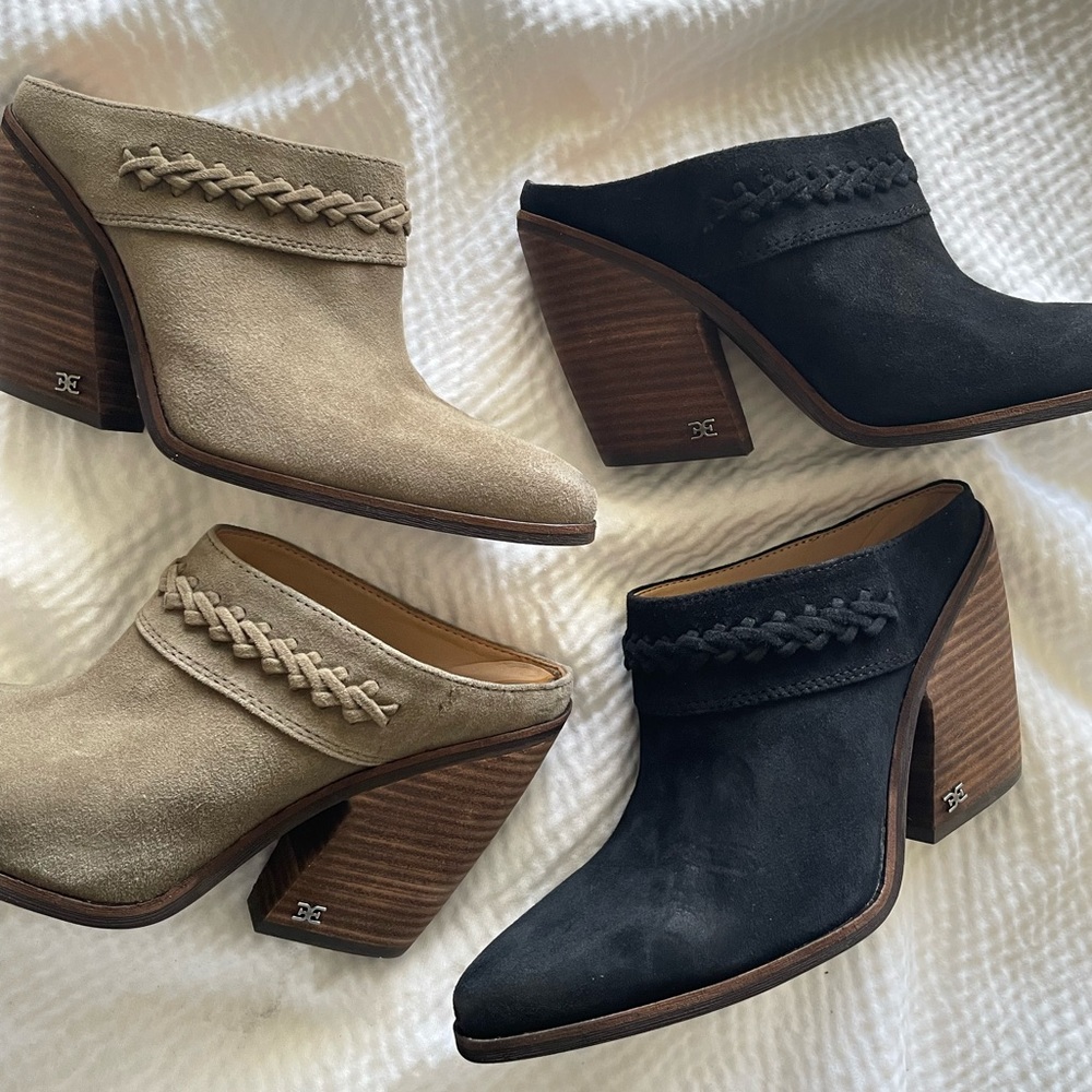 Sam Edelman Western Boho Style Heeled Booties